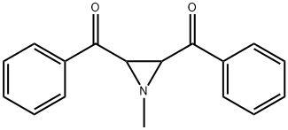 (1-Methylaziridine-2,3-diyl)bis(phenylmethanone) 结构式