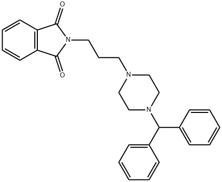 1H-Isoindole-1,3(2H)-dione, 2-[3-[4-(diphenylmethyl)-1-piperazinyl]propyl]-