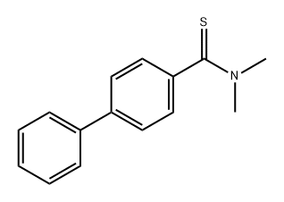 [1,1'-联苯] - 4-碳硫酰胺,N,N-二甲基 结构式