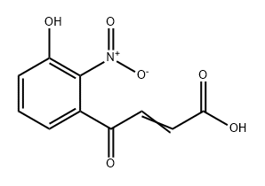 2-Butenoic acid, 4-(3-hydroxy-2-nitrophenyl)-4-oxo- 化学構造式