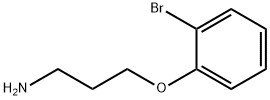 1-Propanamine, 3-(2-bromophenoxy)- Structure