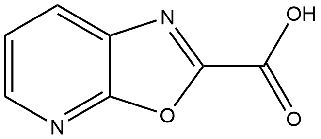 Oxazolo[5,4-b]pyridine-2-carboxylic acid,933730-20-2,结构式