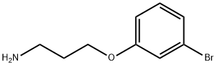 3-(3-溴苯氧基)丙-1-胺,933736-86-8,结构式