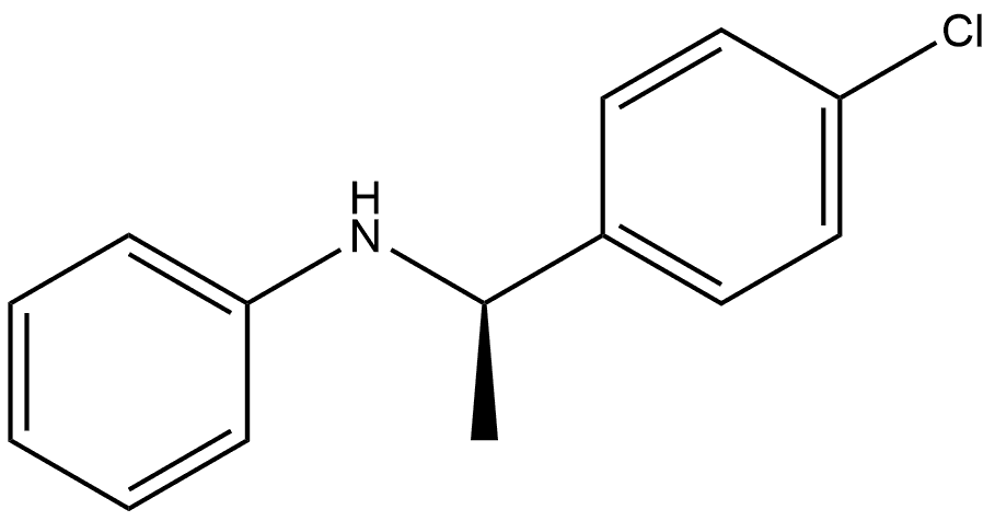 (αR)-4-Chloro-α-methyl-N-phenylbenzenemethanamine Structure