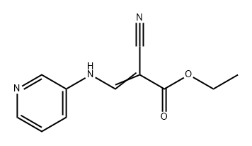 2-Propenoic acid, 2-cyano-3-(3-pyridinylamino)-, ethyl ester