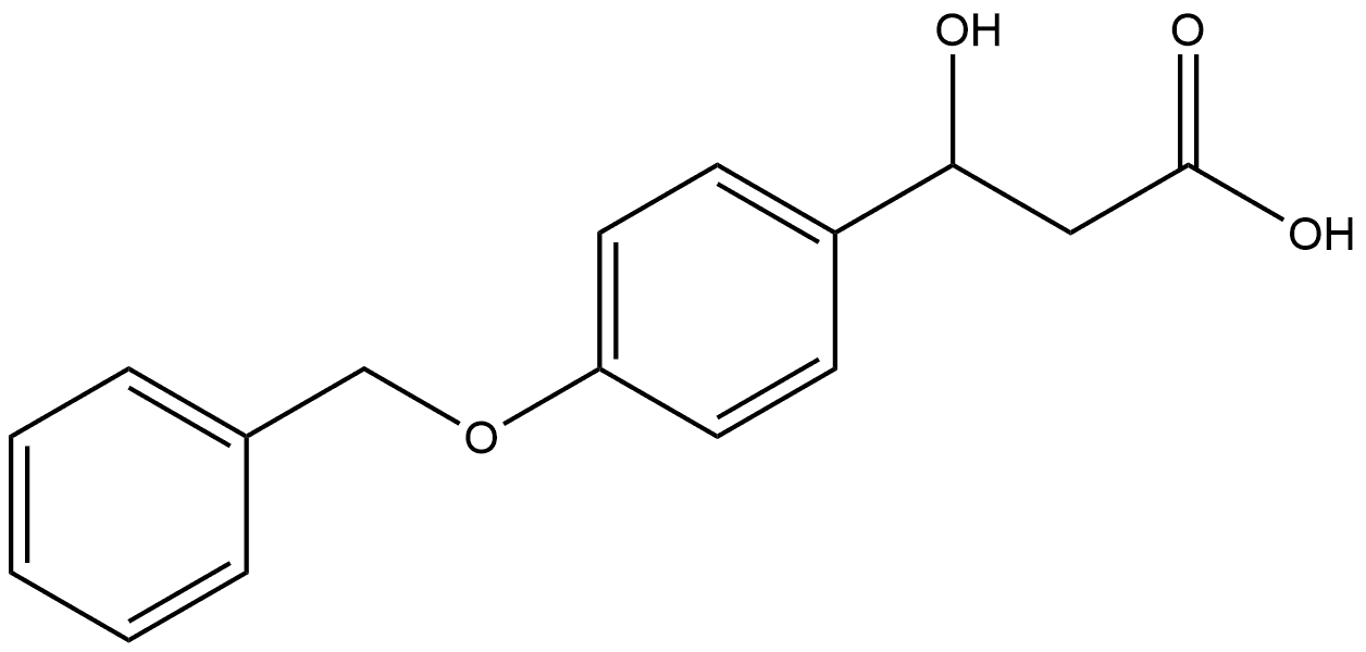 93435-10-0 3-[4-(benzyloxy)phenyl]-3-hydroxypropanoic acid