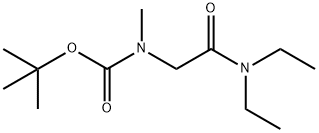 Carbamic acid, N-[2-(diethylamino)-2-oxoethyl]-N-methyl-, 1,1-dimethylethyl ester