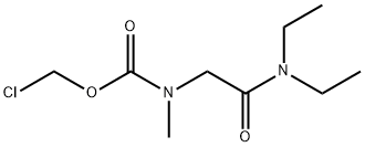 Carbamic acid, N-[2-(diethylamino)-2-oxoethyl]-N-methyl-, chloromethyl ester