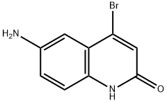 2(1H)-Quinolinone, 6-amino-4-bromo- Struktur