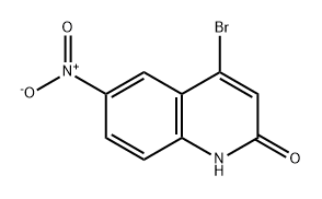 2(1H)-Quinolinone, 4-bromo-6-nitro- Structure