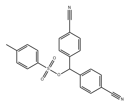 Benzonitrile, 4,4'-[[[(4-methylphenyl)sulfonyl]oxy]methylene]bis-
