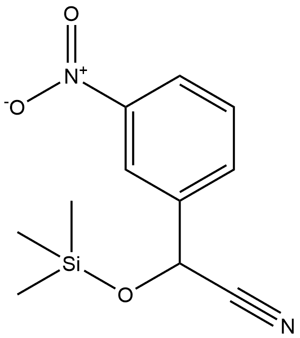 Benzeneacetonitrile, 3-nitro-α-[(trimethylsilyl)oxy]-