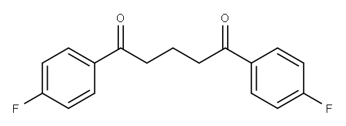 1,5-Pentanedione, 1,5-bis(4-fluorophenyl)- Structure