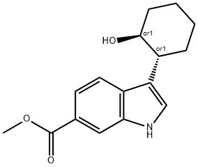 3-(反式-2-羟基环己基)-1H-吲哚-6-羧酸甲酯,936711-50-1,结构式