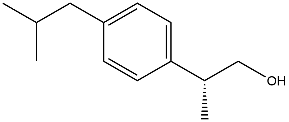 Benzeneethanol, β-methyl-4-(2-methylpropyl)-, (βR)-|布洛芬杂质26