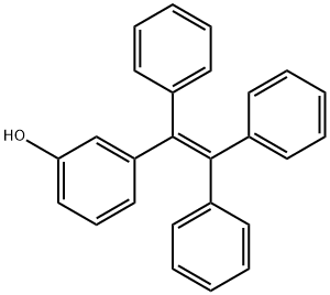 3-(1,2,2-三苯基乙烯)-苯酚 结构式