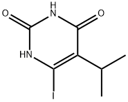 2,4(1H,3H)-Pyrimidinedione, 6-iodo-5-(1-methylethyl)- 结构式