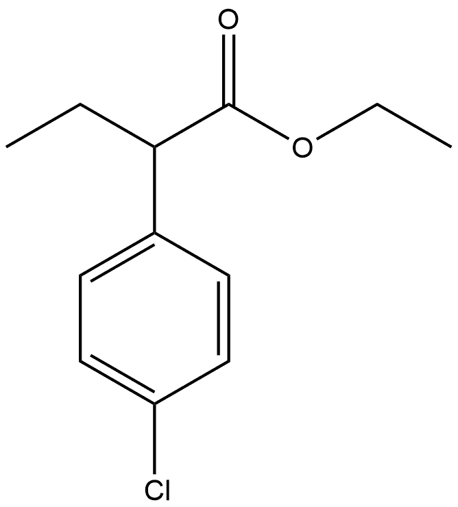 Benzeneacetic acid, 4-chloro-α-ethyl-, ethyl ester