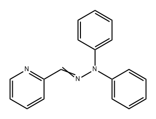 2-Pyridinecarboxaldehyde, 2,2-diphenylhydrazone Structure