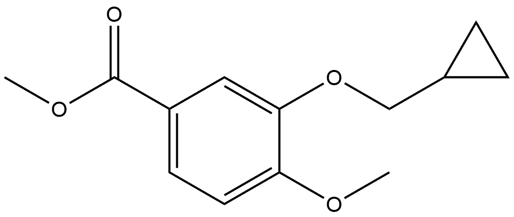 methyl 3-(cyclopropylmethoxy)-4-methoxybenzoate