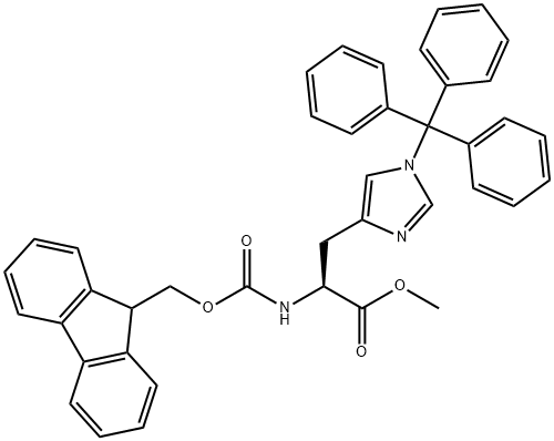 L-Histidine, N-[(9H-fluoren-9-ylmethoxy)carbonyl]-1-(triphenylmethyl)-, methyl ester