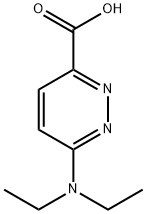 6-(diethylamino)pyridazine-3-carboxylic acid Structure