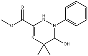 1,2,4-Triazine-3-carboxylic acid, 1,2,5,6-tetrahydro-6-hydroxy-5,5-dimethyl-1-phenyl-, methyl ester