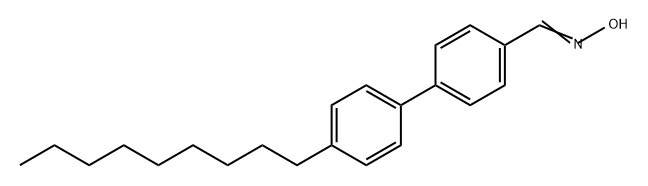 [1,1'-Biphenyl]-4-carboxaldehyde, 4'-nonyl-, oxime Structure