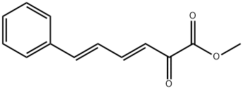 (3E,5E)-2-氧代-6-苯基-6-三-5-二烯丙酸甲酯 结构式