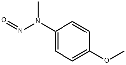 METHYL(4-METHOXYPHENYL)NITROSAMINE, 940-11-4, 结构式