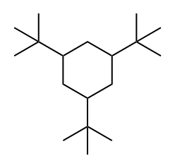 Cyclohexane, 1,3,5-tris(1,1-dimethylethyl)-,940310-43-0,结构式