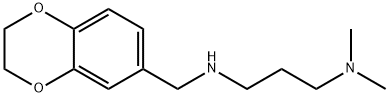 1,?3-?Propanediamine, N3-?[(2,?3-?dihydro-?1,?4-?benzodioxin-?6-?yl)?methyl]?-?N1,?N1-?dimethyl- Structure