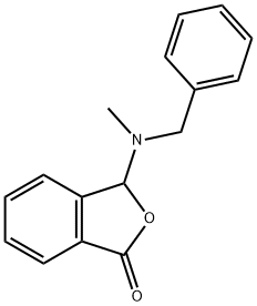 1(3H)?-?Isobenzofuranone, 3-?[methyl(phenylmethyl?)?amino]?- Structure