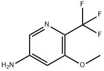 5-甲氧基-6-(三氟甲基)吡啶-3-胺, 941606-51-5, 结构式