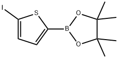 1,3,2-Dioxaborolane, 2-(5-iodo-2-thienyl)-4,4,5,5-tetramethyl-,942070-24-8,结构式