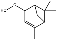 Hydroperoxide, 4,6,6-trimethylbicyclo[3.1.1]hept-3-en-2-yl Structure