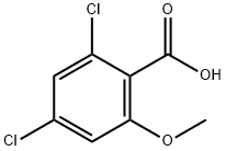 Benzoic acid, 2,4-dichloro-6-methoxy- Structure