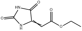 Acetic acid, 2-(2,5-dioxo-4-imidazolidinylidene)-, ethyl ester Structure