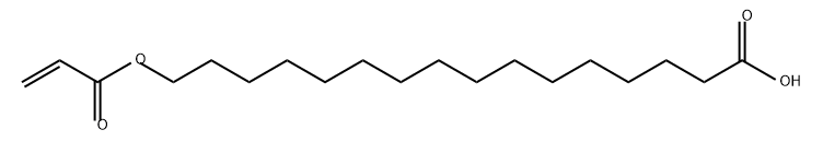 Hexadecanoic acid, 16-[(1-oxo-2-propen-1-yl)oxy]- Structure