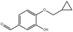 4-(环丙基甲氧基)-3-羟基苯甲醛, 943749-55-1, 结构式