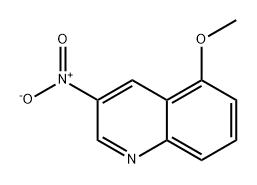 Quinoline, 5-methoxy-3-nitro- Structure