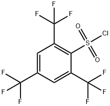 Benzenesulfonyl chloride, 2,4,6-tris(trifluoromethyl)- Structure