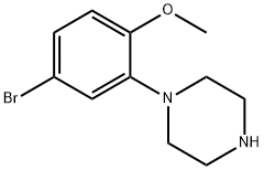 1-(5-bromo-2-methoxyphenyl)piperazine Structure