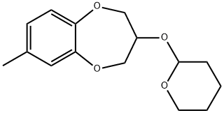 2H-1,5-Benzodioxepin, 3,4-dihydro-7-methyl-3-[(tetrahydro-2H-pyran-2-yl)oxy]-