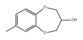 2H-1,5-Benzodioxepin-3-ol, 3,4-dihydro-7-methyl- Structure