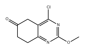 6(5H)-Quinazolinone, 4-chloro-7,8-dihydro-2-methoxy- Struktur