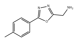 1,3,4-Oxadiazole-2-methanamine, 5-(4-methylphenyl)- Structure