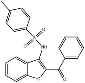 Benzenesulfonamide, N-(2-benzoyl-3-benzofuranyl)-4-methyl-
