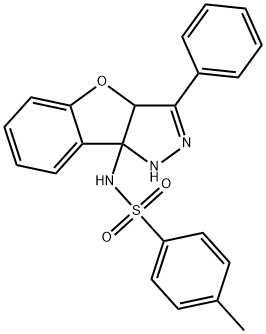 Benzenesulfonamide, N-(1,3a-dihydro-3-phenyl-8bH-benzofuro[3,2-c]pyrazol-8b-yl)-4-methyl-