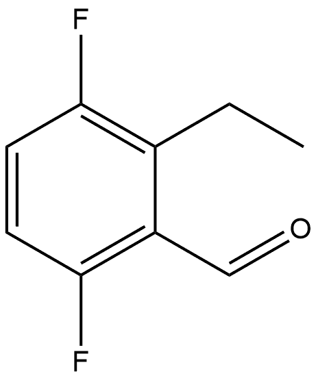 2-Ethyl-3,6-difluorobenzaldehyde Structure